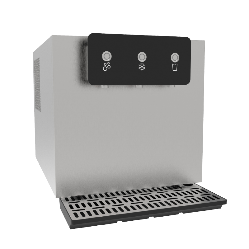 3 বোতাম কাউন্টারটপ স্পার্কলিং জল বিতরণকারী 